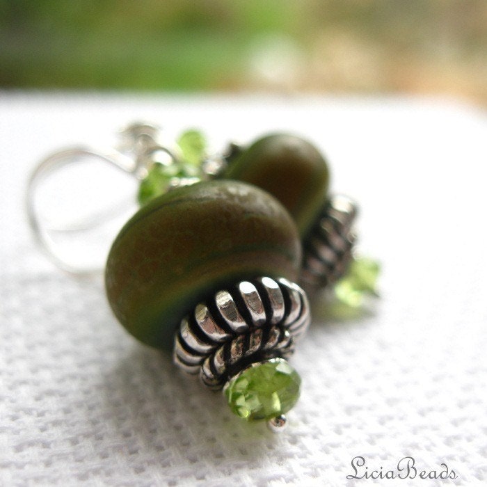 Cruising the San Juans - sterling silver and Peridot