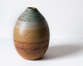 Rustic Bottle with Spotted Detailing