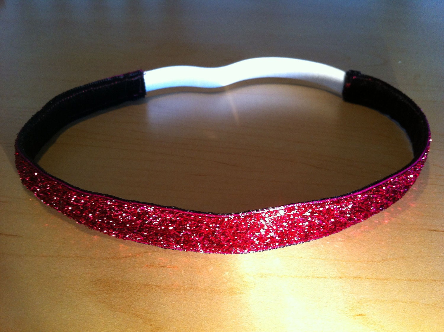 Hot Pink Sparkle Headband (5/8" wide)