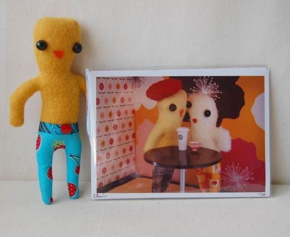 Stuffed Animal Print Set- A Chickenpants and CP Limited - You Choose