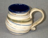 Hand Thrown Original Stoneware Coffee Mug Agateware 19 oz  SHIPS USPS PRIORITY