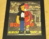 Dissected Self Portrait (KAWS Tribute) - Painting by TDFlynn