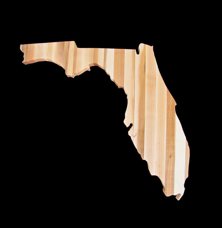 Woodbob.com State Shaped Custom Cutting Board, Cheeseboards