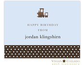 PRINTABLE Little Train Gift Tag Sticker