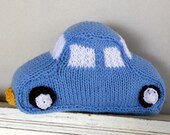 Waldorf Toy - HandKnit Car - Chubby and Plump, All Natural - Great baby shower gift, or toddler toy