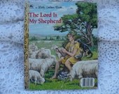 Weekly Planner 2012-Lord is My Sheperd -  Vintage Altered LIttle Golden Book, Journal, Note Card Set