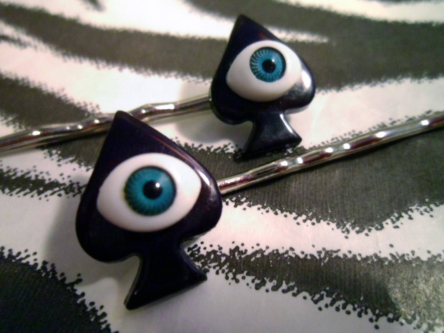 Motörhead Eye of Spades Gothic Style Barrettes