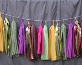 Tissue Tassel Garland-18 tassels- Winter Garden Il_170x135
