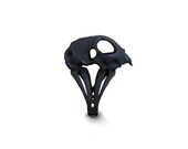 SALE -- Black Cat Skull Ring, Kitten skull ring, Modern animal ring, skull ring, scull, cool ring, animal skull, animal jewellery, whimsica