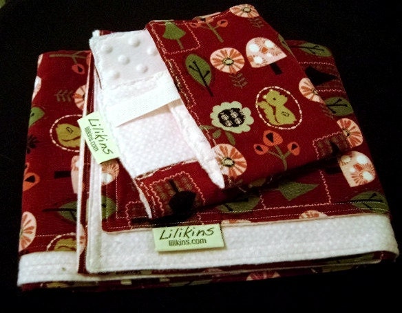 Baby Blanket  / Naptime Blanket and Security Blanket - Sweet Sally Squirrel