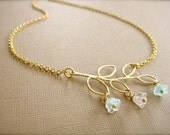 Baby Bells on a Branch Necklace