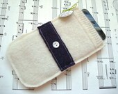 iPhone iPod Gadget Sweater WHITE PURPLE Cell Phone Case WormeWoole