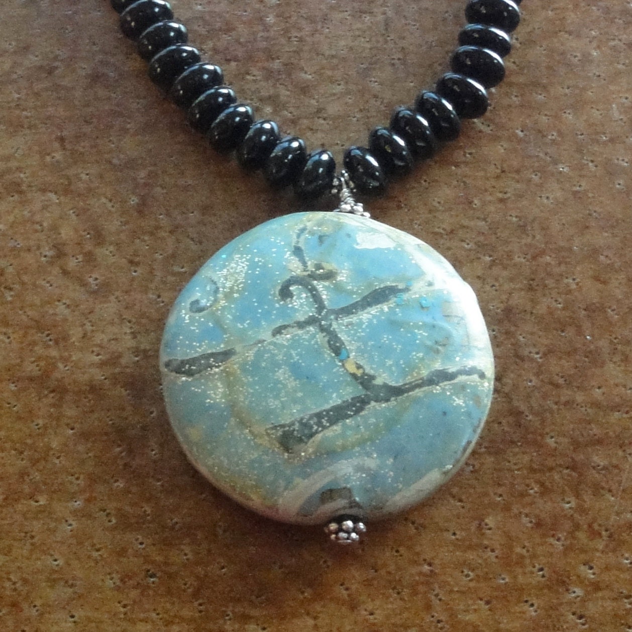 Asian Pendant Statement Necklace - Ready to Ship