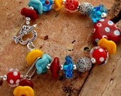 PLAY TIME - Handmade lampwork Beads, All Sterling Silver Beads and Components