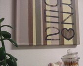 Valentine Heart Love Art Canvas