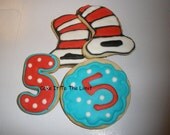 Cat in the Hat Sugar Cookies...1 dzn