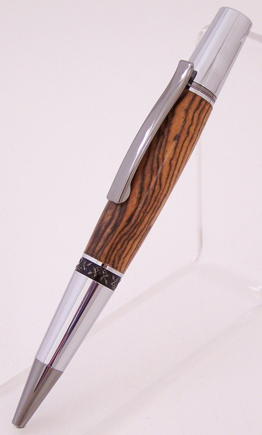 Bocote Wood Elegant Beauty Ballpoint Pen (Handmade in USA)