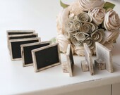SET of 50 Chalkboard Name Cards Escort Cards Place Cards Rustic Wedding Favors
