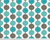 Alphabet Soup Blue Beads Fabric - Riley Blake - 1 yd