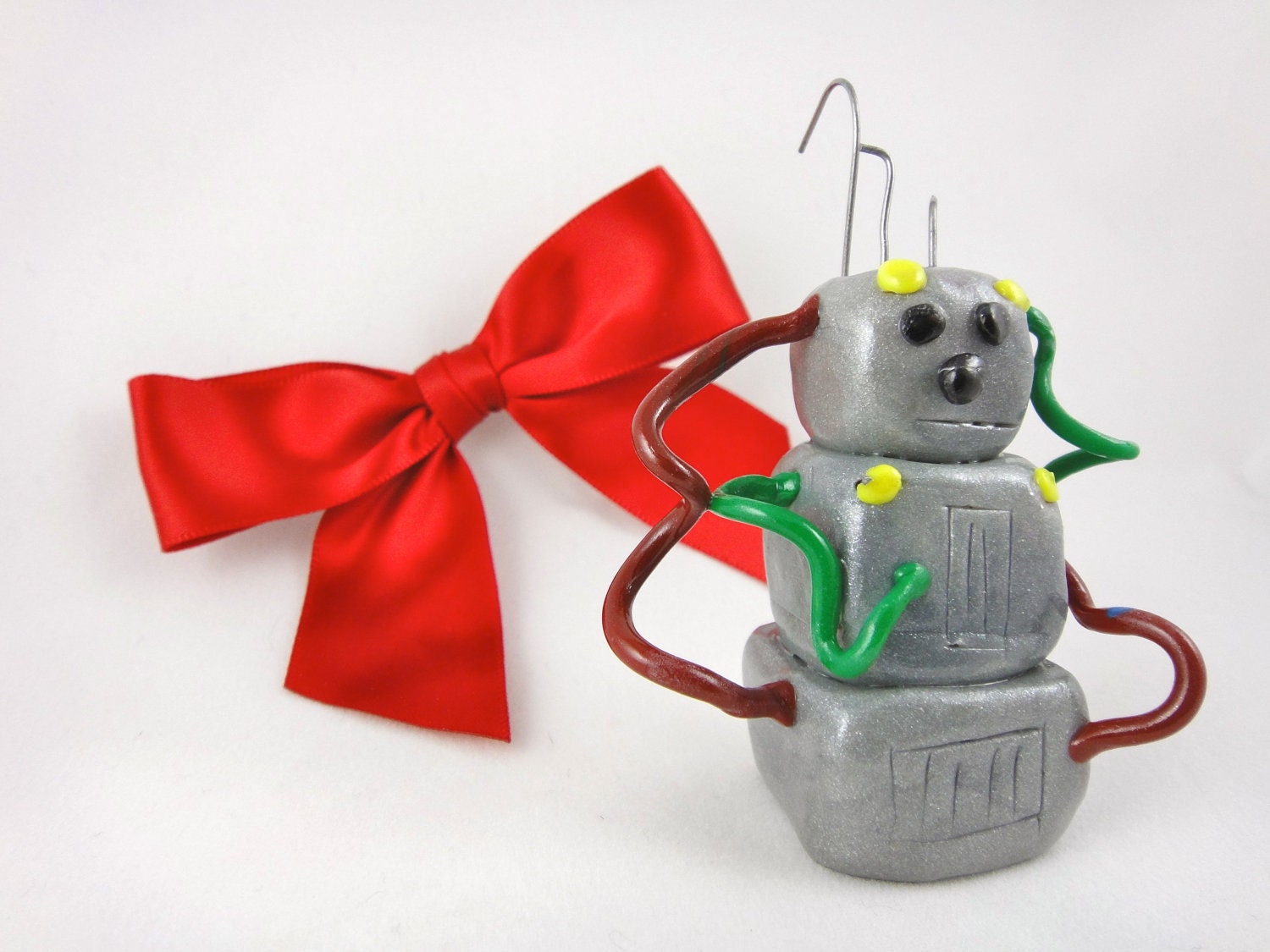 Toy Robot Clay Ornament