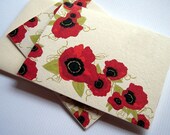 Poppy Note Cards - Red Poppies