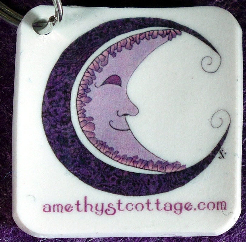 Custom charm with keyring, zipper pull or cell-phone charm