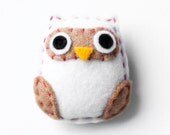 white owl brooch - Petit Hibou