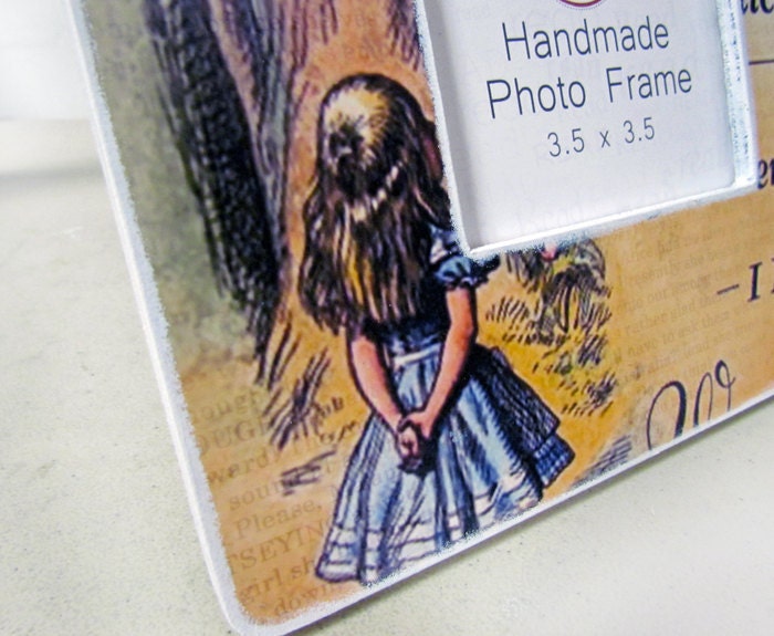 Alice in Wonderland Shabby Chic Picture Frame