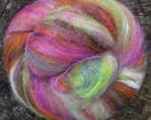 Fiber spinning Batt handcarded SPARKLE