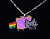 NYAN Poptart Cat Necklace