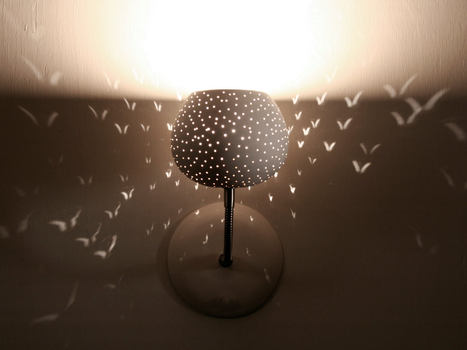 Wall lamp: Claylight Sconce, Dot pattern