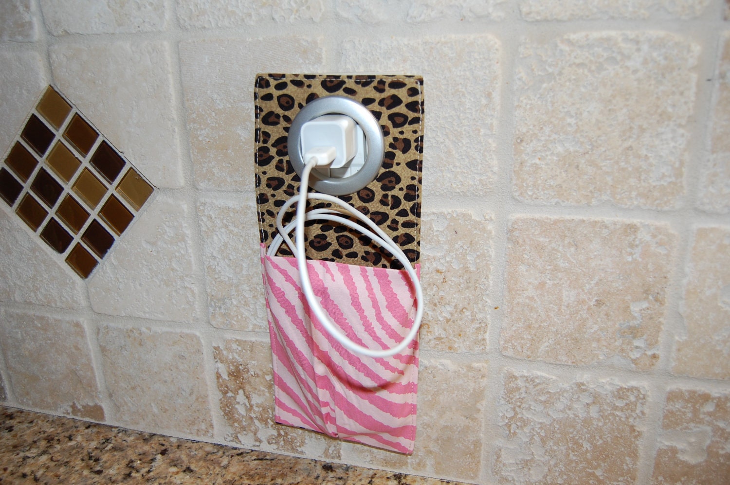 iPhone - iTouch Cell Phone Wall Socket Charging Holder