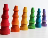 If a Tree Falls in the Forest... A Montessori and Waldorf Inspired Building Stacking Sorting and Nesting Toy