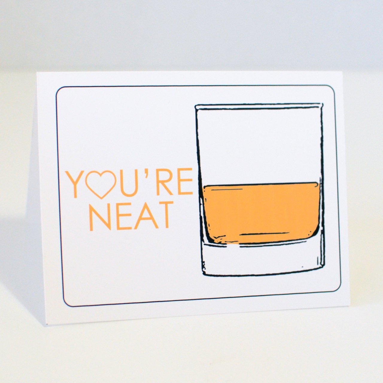 Funny Birthday Day Card, You're Neat, Whiskey, Cards For Men, 247 team
