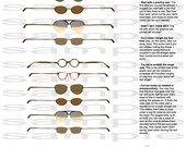 18 pairs AMBER printed glasses for Tonner Tyler by Raw-Kiss