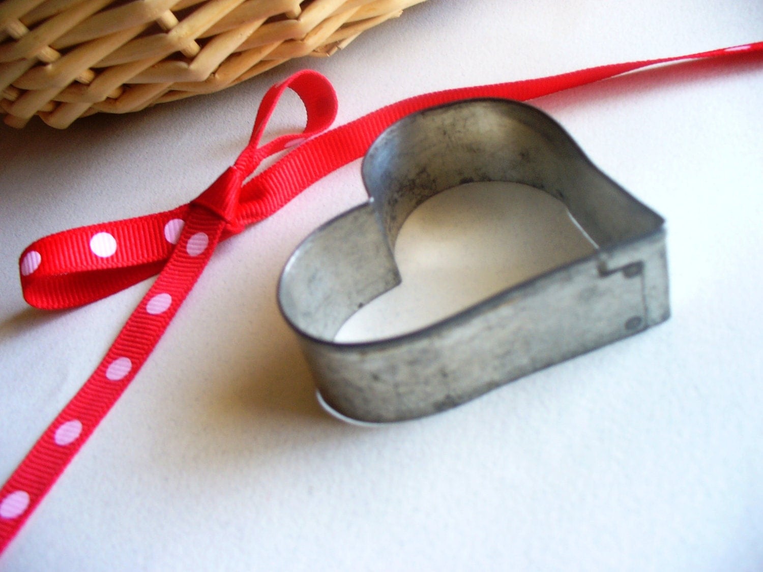 Rustic Valentine's Day Heart Cookie Cutter Farmhouse Chic