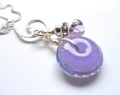 Orchid Purple Lampwork Bead Build A Pendant Charm