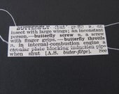 Moleskine - Butterfly - Vintage dictionary small notebook