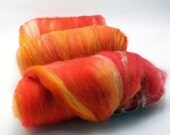 Textured Spinning or Felting Batt  -- 3.9 oz