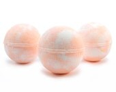 Bath Bomb 3 Pack  - Southern Belle Handmade 4.5 oz Honey Ginger Peach Bath Bombs