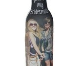 PERSONALIZED WEDDING FAVORS-Bridesmaids Gift-Wedding Gifts- Wine Insulators- Great Gifts for the Wedding Party