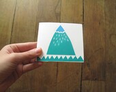 Paper cut Mountains - Notebook