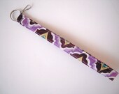 Keychain/Flower On Purple/Around 14"