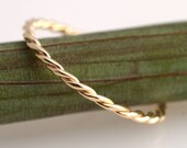 Yellow Gold Twist- 14k band