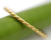 Yellow Gold Twist- 18k band