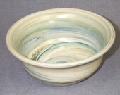 Original Hand Thrown Stoneware Bowl Agateware