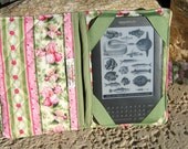 Kindle 3 eReader or Kindle Fire Cover Shabby Chic Iris