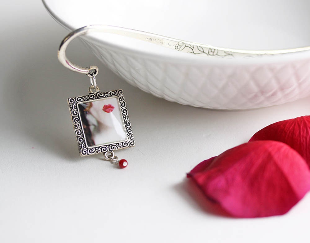 20% OFF Sale Fine Art Photo Bookmark -Valentines Kiss - original photography - ready to ship - valentines day
