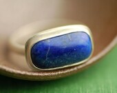 Lapis Lazuli and Sterling Silver Ring