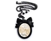 Darwin 'Origin of Species' Illustration Pendant Necklace